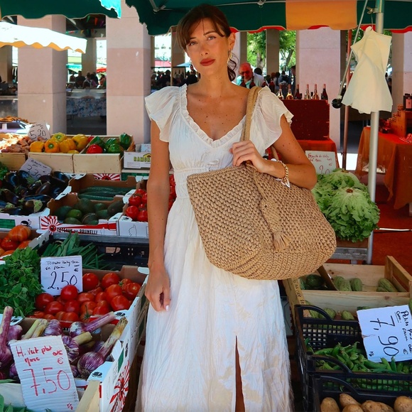 779. J. CREW Palermo dress in viscose-blend crinkle Natural Cream $158 NWT Small - Picture 7 of 7